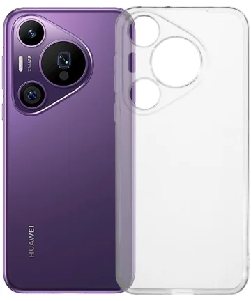 Huawei Pura 70 Pro Hoesje Dun TPU Back Cover Transparant Hoesjes