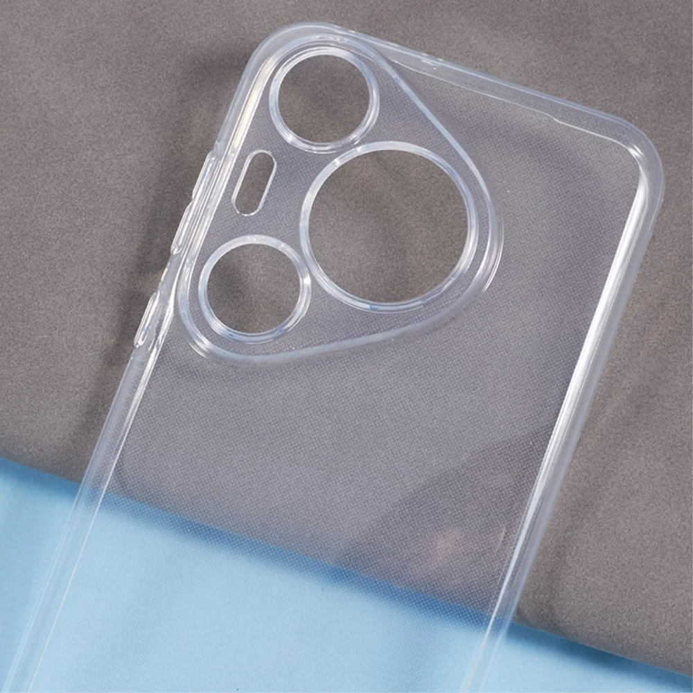 Huawei Pura 70 Pro Hoesje Dun TPU Back Cover Transparant afbeelding 5