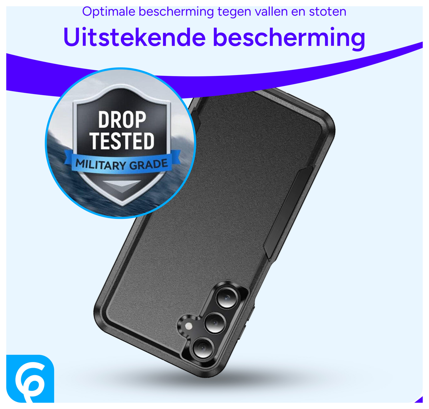 Samsung Galaxy A26 Hoesje Schokbestendige Hardcase Back Cover Zwart afbeelding 5