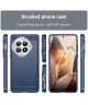 OnePlus 13 Hoesje Geborsteld TPU Flexibele Back Cover Blauw