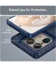 Motorola Edge 50 Ultra Hoesje Geborsteld TPU Flexibele Back Cover Blauw