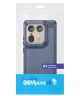 Motorola Edge 50 Ultra Hoesje Geborsteld TPU Flexibele Back Cover Blauw