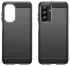 Samsung Galaxy A26 Hoesje Geborsteld TPU Flexibele Back Cover Zwart afbeelding 2