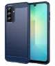 Samsung Galaxy A26 Hoesje Geborsteld TPU Flexibele Back Cover Blauw