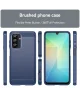 Samsung Galaxy A26 Hoesje Geborsteld TPU Flexibele Back Cover Blauw