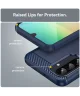 Samsung Galaxy A26 Hoesje Geborsteld TPU Flexibele Back Cover Blauw