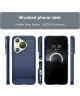 Huawei P70 Hoesje Geborsteld TPU Flexibele Back Cover Blauw