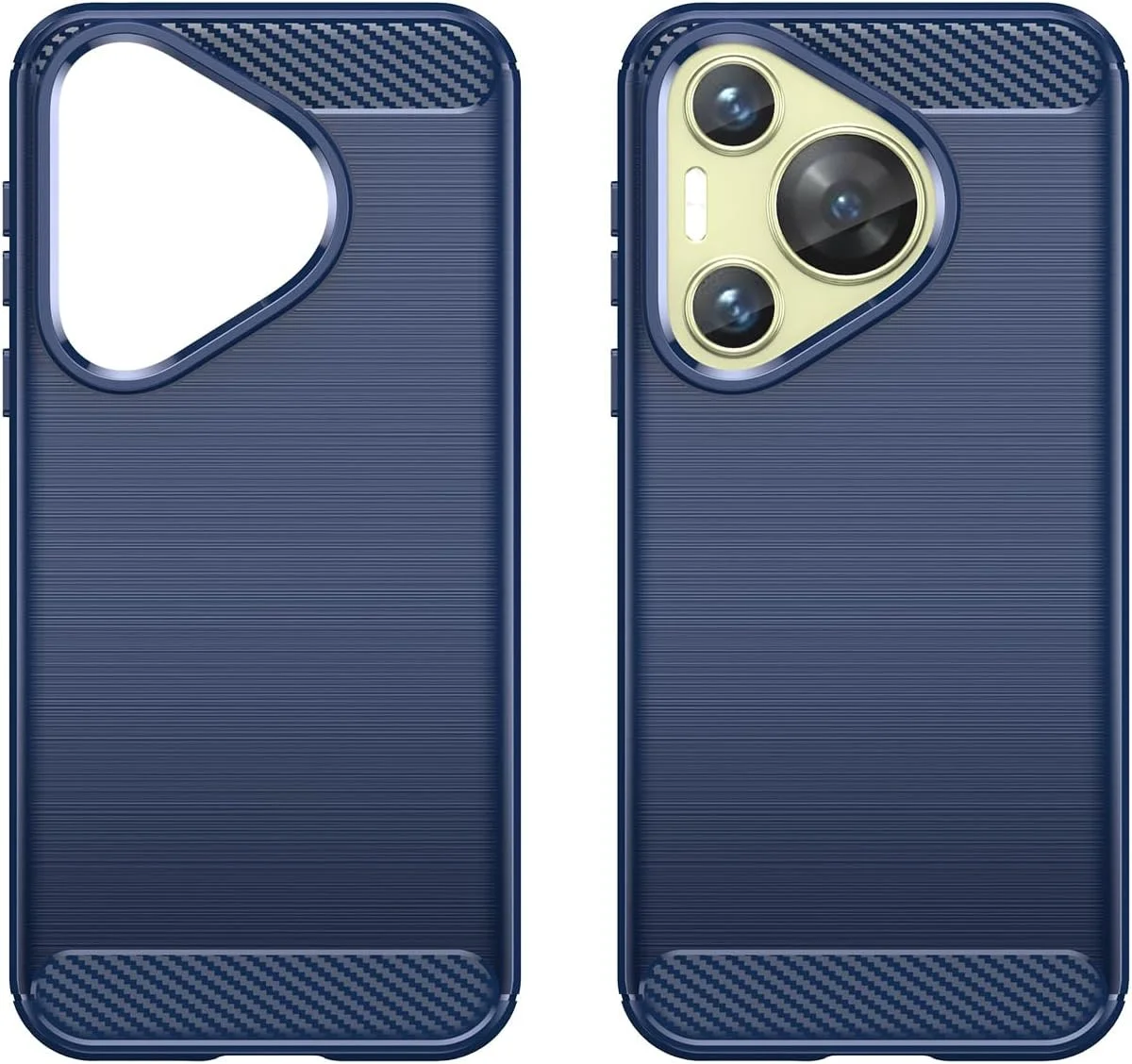 Huawei Pura 70 Hoesje Geborsteld TPU Flexibele Back Cover Blauw afbeelding 9