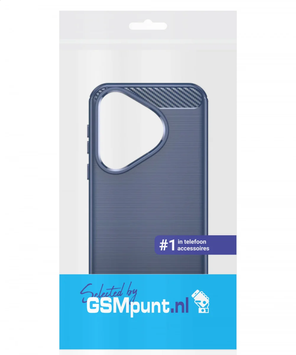 Huawei Pura 70 Hoesje Geborsteld TPU Flexibele Back Cover Blauw afbeelding 10