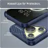 Huawei Pura 70 Hoesje Geborsteld TPU Flexibele Back Cover Blauw afbeelding 6