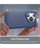 Huawei P70 Pro Hoesje Geborsteld TPU Flexibele Back Cover Blauw