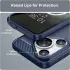 Huawei Pura 70 Pro Hoesje Geborsteld TPU Flexibele Back Cover Blauw afbeelding 6