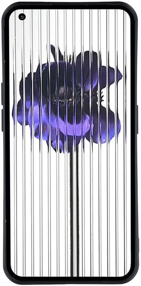 Nothing Phone (1) Hoesje Dun TPU Back Cover Matte Zwart afbeelding 4