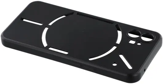 Nothing Phone (1) Hoesje Dun TPU Back Cover Matte Zwart afbeelding 5