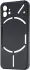 Nothing Phone (1) Hoesje Dun TPU Back Cover Matte Zwart afbeelding 3