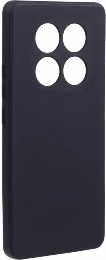 Xiaomi Redmi Note 14 Pro Plus Hoesje Dun TPU Back Cover Matte Zwart afbeelding 2