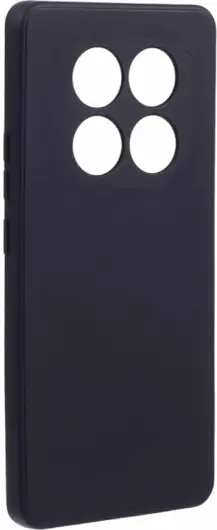 Xiaomi Redmi Note 14 Pro Plus Hoesje Dun TPU Back Cover Matte Zwart afbeelding 2