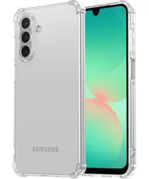 Samsung Galaxy A26 Hoesje Schokbestendig en Dun TPU Back Cover Transparant