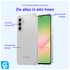 Samsung Galaxy A56 Hoesje Schokbestendig en Dun TPU Back Cover Transparant afbeelding 4