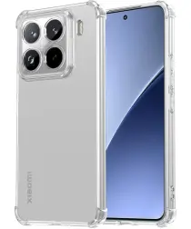 Xiaomi 15 Pro Hoesje Schokbestendig en Dun TPU Back Cover Transparant afbeelding