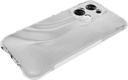 Oppo Reno 13 Hoesje Schokbestendig en Dun TPU Back Cover Transparant afbeelding 4