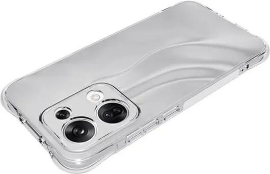 Oppo Reno 13 Hoesje Schokbestendig en Dun TPU Back Cover Transparant afbeelding 5