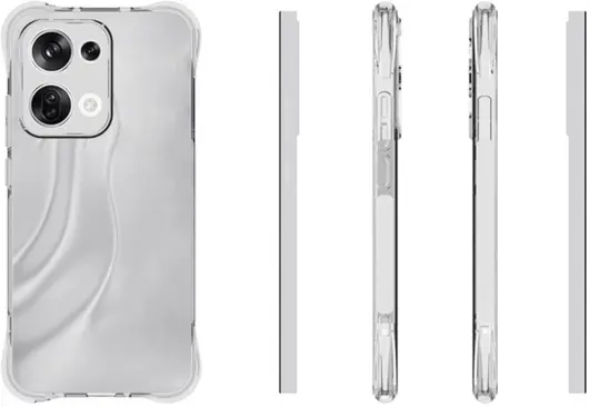 Oppo Reno 13 Hoesje Schokbestendig en Dun TPU Back Cover Transparant afbeelding 6