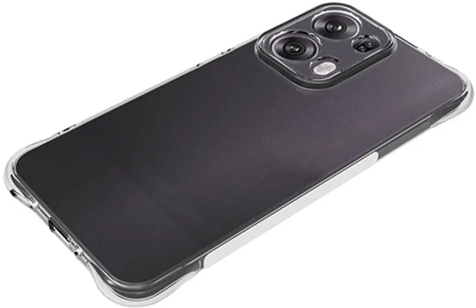 Oppo Reno 13 Pro Hoesje Schokbestendig en Dun TPU Back Cover Transparant afbeelding 4
