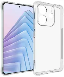 Xiaomi Redmi Note 14 4G Hoesje Schokbestendig en Dun TPU Back Cover Transparant afbeelding