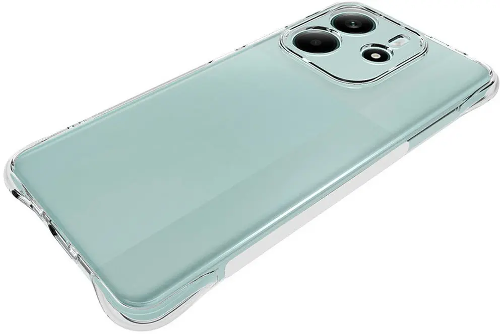 Xiaomi Redmi Note 14 4G Hoesje Schokbestendig en Dun TPU Back Cover Transparant afbeelding 5