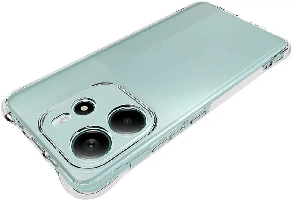 Xiaomi Redmi Note 14 4G Hoesje Schokbestendig en Dun TPU Back Cover Transparant afbeelding 6