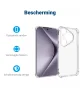 Huawei Pura 70 Pro Hoesje Schokbestendig en Dun TPU Back Cover Transparant