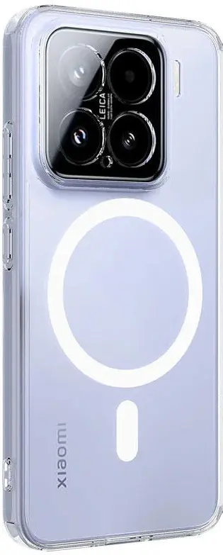 Xiaomi 14T Pro Hoesje Hard Back Cover met MagSafe Transparant afbeelding 1