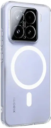 Xiaomi 14T Pro Hoesje Hard Back Cover met MagSafe Transparant afbeelding 1