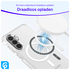 Samsung Galaxy A56 Hoesje Hard Back Cover met MagSafe Transparant afbeelding 2