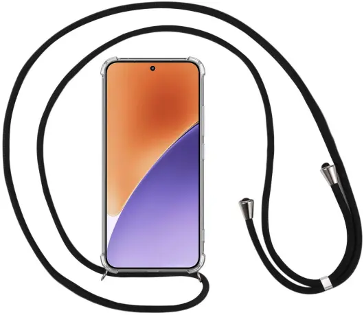 Xiaomi 15 Hoesje met Koord Schokbestendig TPU Transparant afbeelding 3