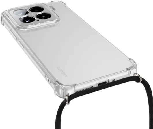 Xiaomi 15 Hoesje met Koord Schokbestendig TPU Transparant afbeelding 7