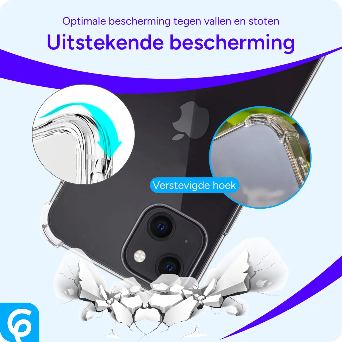 Xiaomi 14T Hoesje met Koord Schokbestendig TPU Transparant afbeelding 4