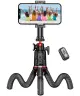 SBG Flexibele Draagbare Octopus Tripod Houder met Selfie Functie Zwart