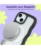 HappyCase Wavy Apple iPhone 15 / 14 / 13 Hoesje MagSafe Back Cover Zwart