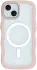 HappyCase Wavy Apple iPhone 15 / 14 / 13 Hoesje MagSafe Back Cover Roze afbeelding 14