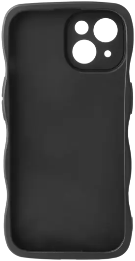 HappyCase Wavy Apple iPhone 14 Hoesje TPU Back Cover Zwart afbeelding 15