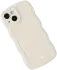 HappyCase Wavy Apple iPhone 14 Hoesje TPU Back Cover Beige afbeelding 11