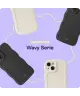 HappyCase Wavy Apple iPhone 16 Hoesje TPU Back Cover Zwart