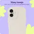 HappyCase Wavy Apple iPhone 16 Hoesje TPU Back Cover Beige afbeelding 4