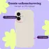 HappyCase Wavy Apple iPhone 16 Hoesje TPU Back Cover Beige afbeelding 5