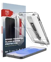 Rosso Samsung Galaxy S25 Plus Tempered Glass met Installatietray Dust Removal