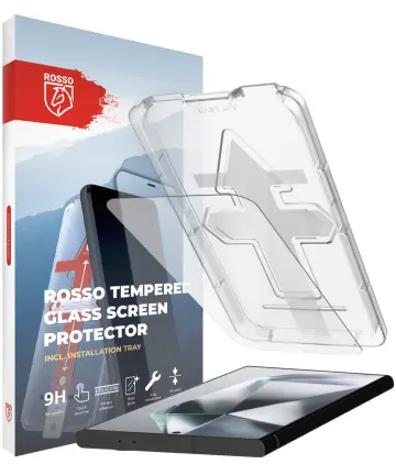 Rosso Samsung Galaxy S25 Ultra Tempered Glass met Installatietray Dust Removal Screen Protectors