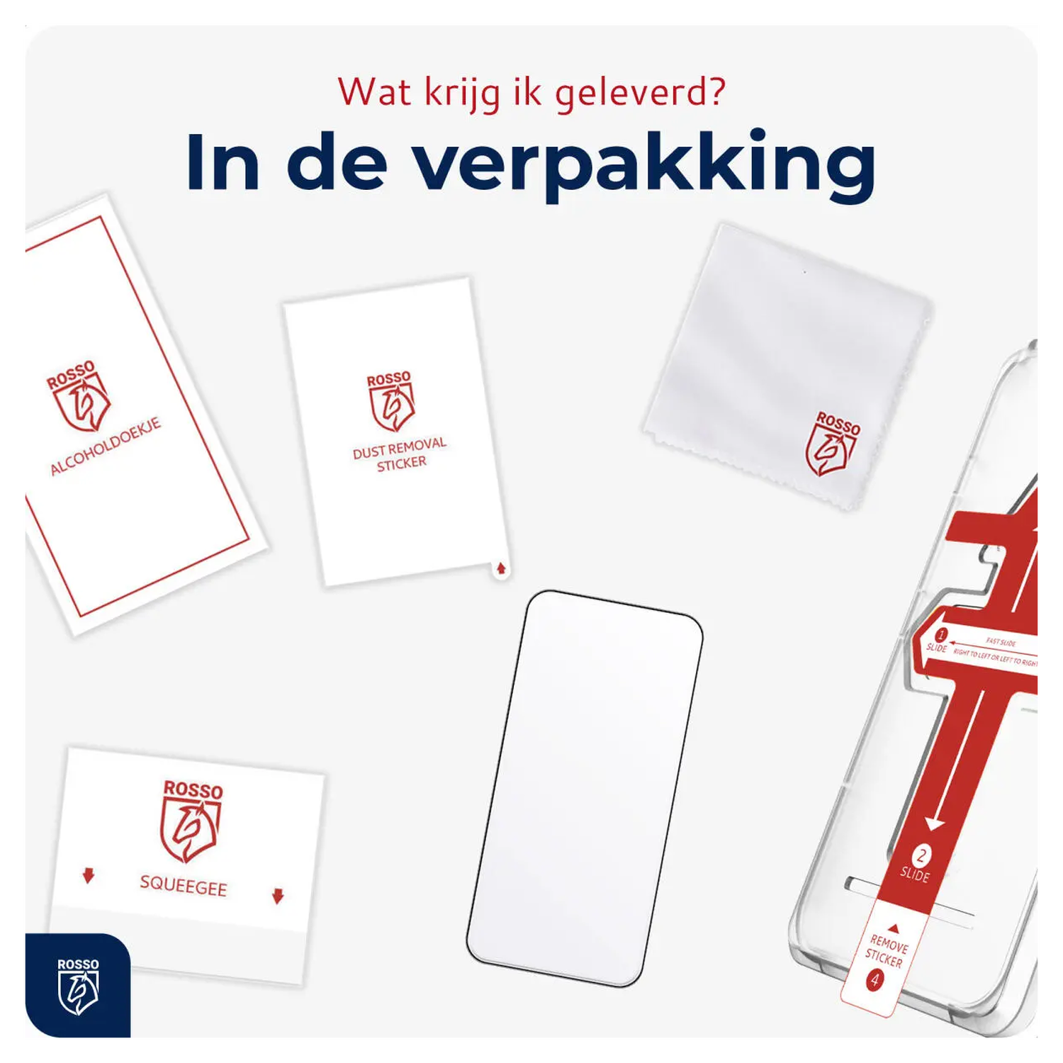 Rosso Samsung Galaxy S25 Ultra Tempered Glass met Installatietray Dust Removal afbeelding 7