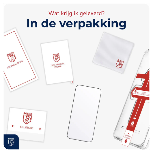 Rosso Samsung Galaxy S25 Ultra Tempered Glass met Installatietray Dust Removal afbeelding 7